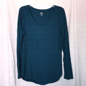 Old Navy Striped t-shirt, Tunic length. Large-Tall